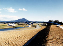 小貝川水管橋（筑西市）